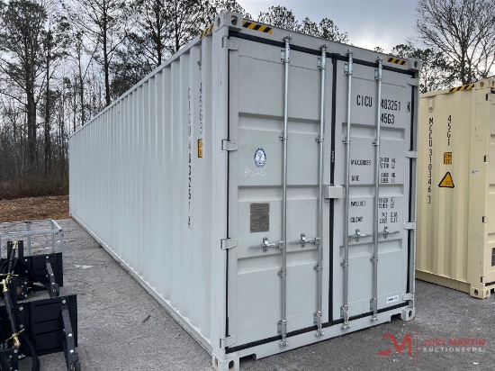 ONE TRIP 40' SHIPPING CONTAINER WITH SIDE DOORS