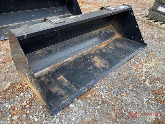 UNUSED 84" TRACTOR BUCKET, COUPLER