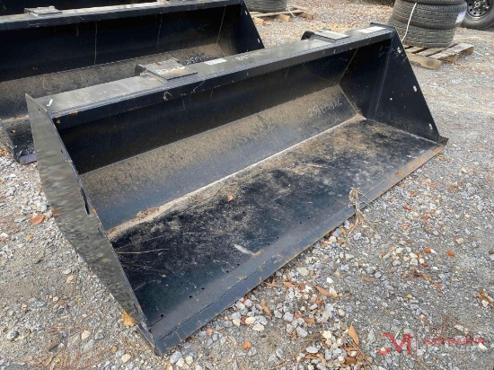 UNUSED 84" TRACTOR BUCKET, COUPLER