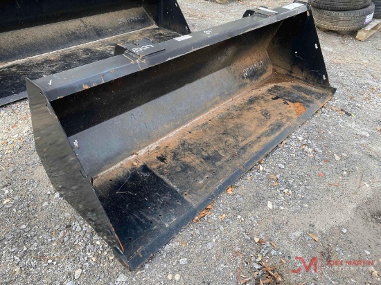 UNUSED 84" TRACTOR BUCKET, COUPLER