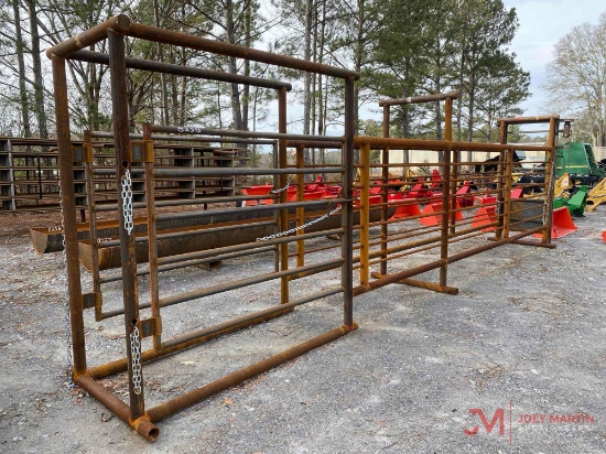 CHUTE W/ 2 ALLEY GATES