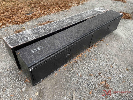 (2) 8' TWO DOOR BED MOUNTED TOOLBOXES