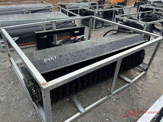 WOLVERINE...86" HYDRAULIC SWEEPER SKID STEER ATTACHMENT