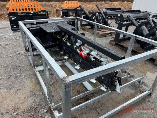 WOLVERINE 48" HYDRAULIC TRENCHER SKID STEER ATTACHMENT