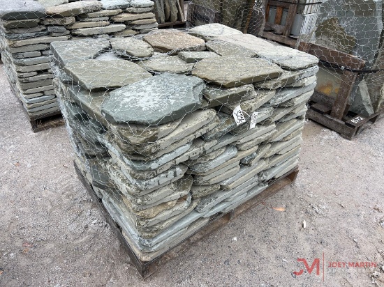 PALLET OF NATURAL TUMBLE WALL STONE
