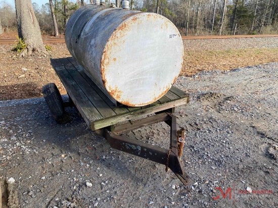 SINGLE AXLE TRAILER MOUNTED AUX...TANK