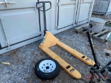 NEW TRAILER TIRE AND WHEEL AND PALLET JACK