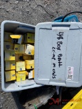 (48) BOXES OF BATTERY CABLE ENDS AND WIRE