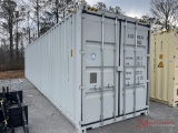 ONE TRIP 40' SHIPPING CONTAINER WITH SIDE DOORS