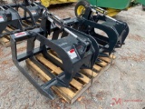 NEW HD72-8 STOUT BRUSH GRAPPLE SKID STEER QUICK ATTACH