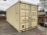 ONE TRIP 20' SHIPPING CONTAINER