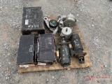 PALLET OF MISCELLANEOUS STARTERS, ALTERNATORS, WATER PUMP