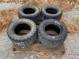(4) USED CARLISLE 25X11.00-12NHS UTV TIRES