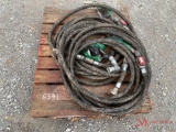 FUEL HOSES AND NOZZLES, (4) NOZZLES/(2) WITH ELECTRONIC...