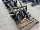 HYDRAULIC AUGER SKID STEER ATTACHMENT