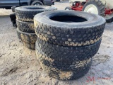 (8) BRIDGESTONE M770 11R24.5 DRIVE TIRES