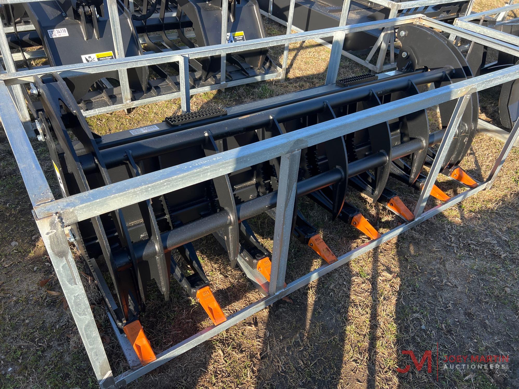 NEW 78" HEAVY DUTY LOG GRAPPLE SKID STEER Proxibid