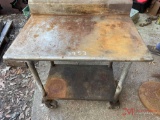 ROLLING 2 SHELF CART