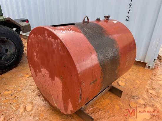 SKID MOUNTED FUEL TANK W/ HOLE CUT IN TOP