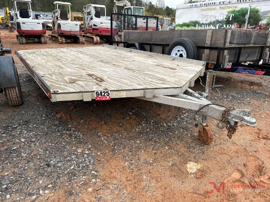 1992 TRITON ELITE 95" X 13' DOUBLE AXLE ALUMINUM TRAILER