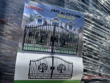 UNUSED 14' BI-PARTING ENTRANCE GATE