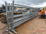 NEW 24' GALVANIZED FREE STANDING PANEL