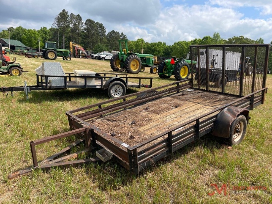 12'X 6' 6'' SINGLE AXLE TRAILER