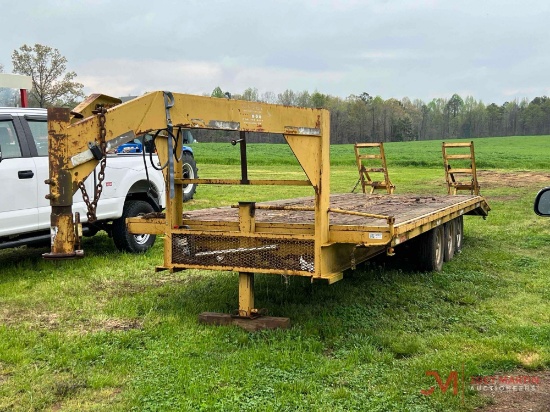 HOPPER 24' GOOSENECK FLATBED TRAILER