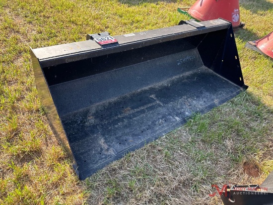 UNUSED 84" TRACTOR BUCKET, COUPLER