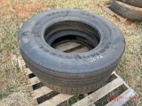 (2) 11R-24.5 TRUCK TIRES