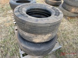 (3) 11R-22.5 TRUCK TIRES