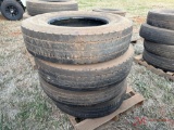 (4) VARIOUS TRUCK TIRES