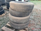 (4) VARIOUS TRUCK TIRES