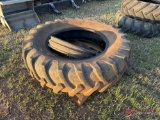 (2) TRACTOR TIRES, 18.4-34 & 6.00-16