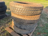 (4) VARIOUS TRUCK TIRES