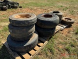 (9) VARIOUS TIRES & WHEELS