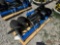 NEW HYDRAULIC AUGER SKID ATTACHMENT W/ 3 BITS
