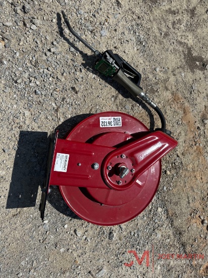 REEL CRAFT 7850 HOSE REEL W/ HOSE & GREASE GUN
