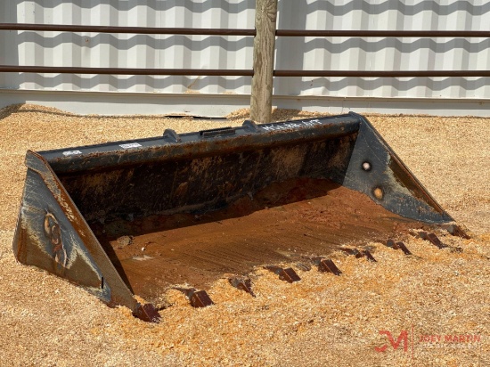 SOLESBEE'S 80" TOOTH BUCKET SKID STEER ATTACHMENT
