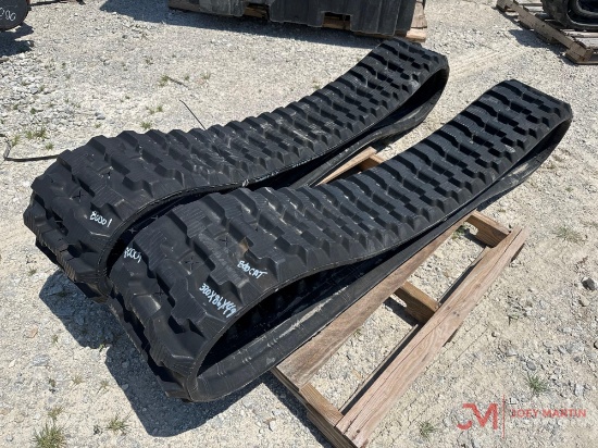 (2) UNUSED 320X86X49 RUBBER TRACKS