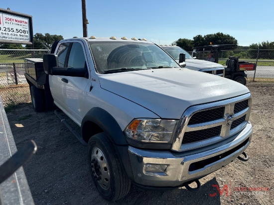 2016 RAM 4500 HEAVY DUTY FLAT BED TRUCK