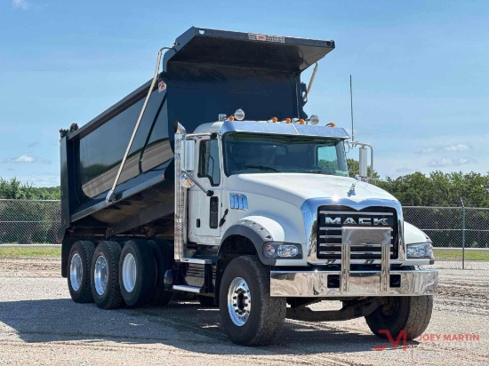 2022 MACK GRANITE GR64FR TRI-AXLE DUMP TRUCK