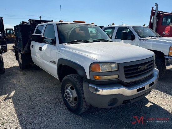 2007 GMC SIERRA 3500 FLATBED TRUCK