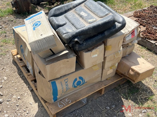 VARIOUS AIR/FUEL/OIL FILTERS, SEAT, VARIOUS WHEELS