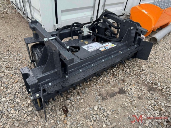 NEW LAND HONOR 72" POWER RAKE SKID STEER ATTACHMENT