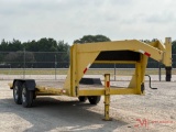 HOMEMADE 20' GOOSENECK TRAILER