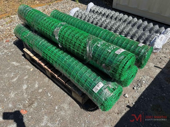 6' COATED WIRE FENCE