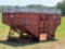 J&M GRAVITY CART MOUNTED ON WOOD SKIDS