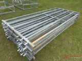 NEW GALVANIZED 14' FIVE BAR CORRAL PANEL W/ PINS