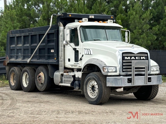 2015...MACK GU713 GRANITE TRI-AXLE DUMP TRUCK